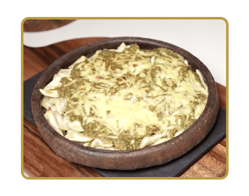 Triangle Ravioli with Mint Sauce
