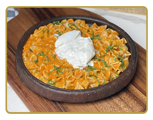 Burrata Peynirli Dry Age Bohça Mantı   