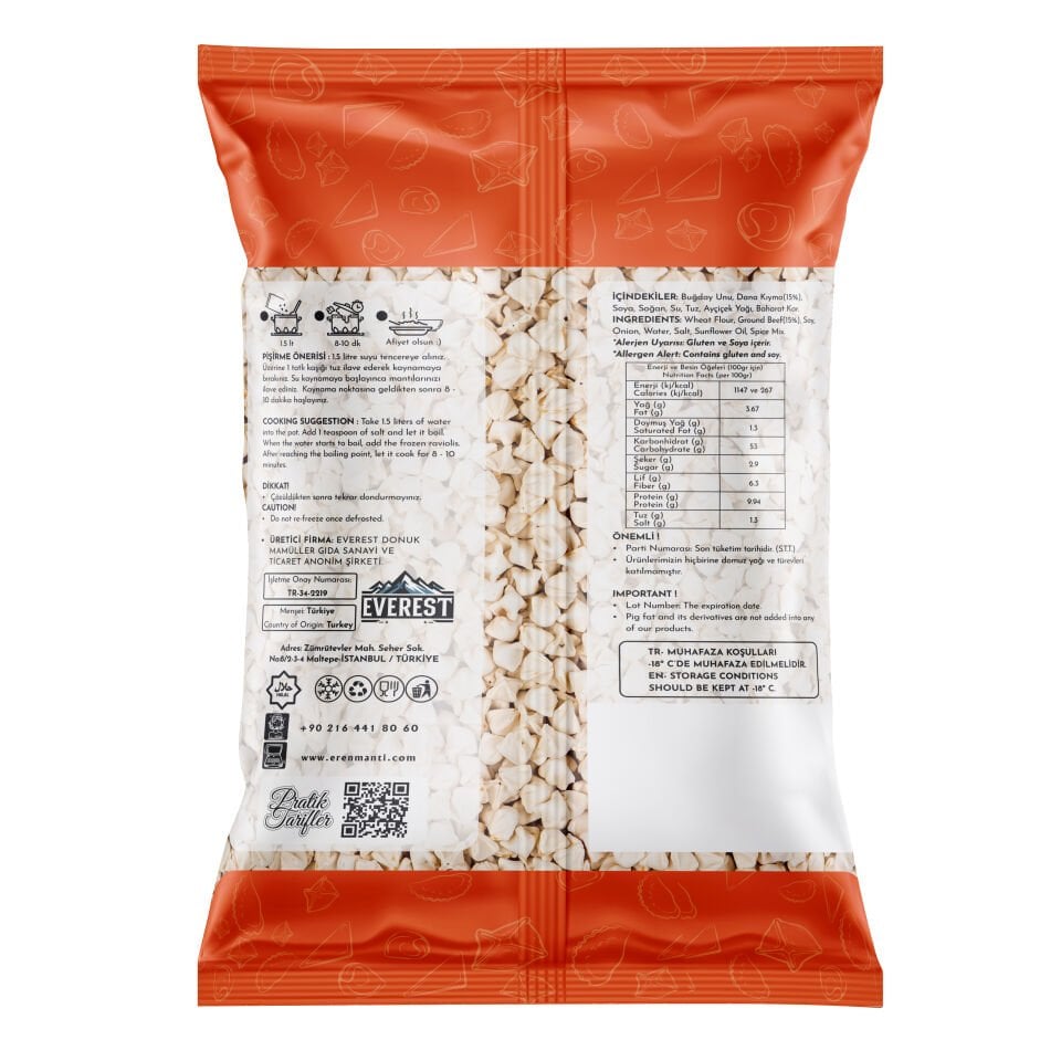 Eren Kayseri Mantı 5 Kg