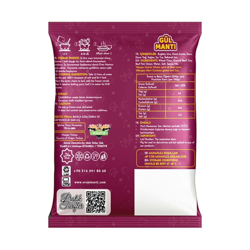 Eren Gül Mantı 450 gr.